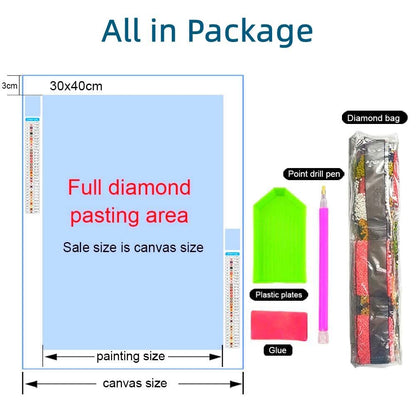 Native Indian Woman Dream Catch Tree Wolf DIY 5D Diamond Paint Kits for Adults Easy for Beginner Round Full Drill Diamond Art Painting Mosaic Craft for Home Decor 12x16inch(4)