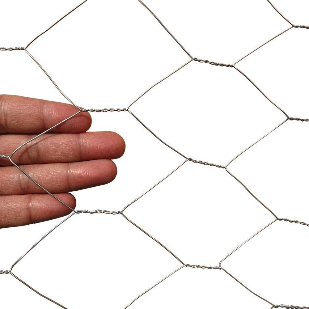 20GA 18 inches 50 2 inches Galvanized Hexagonal Poultry Netting Chicken Wire x feet x Mesh