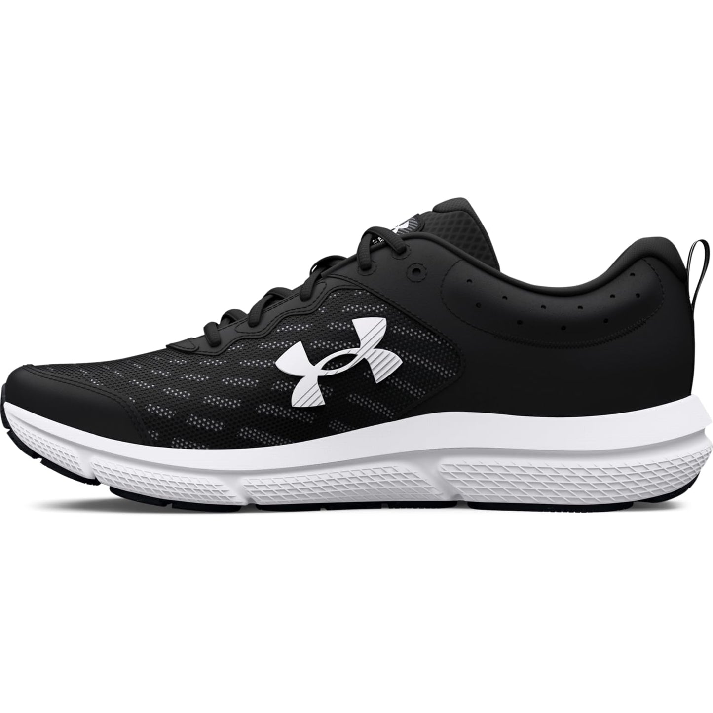 Under Armour Men's Charged Assert 10, (001) Black/Black/White, 11.5, US
