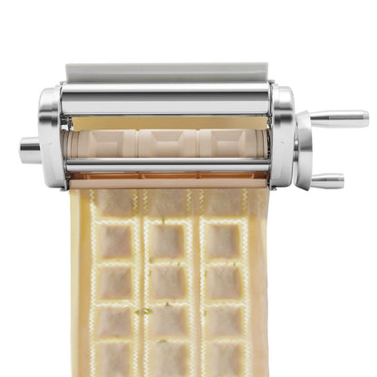 ARPITUYN Ravioli Maker Attachment, Stainless Steel Pasta Maker Kitchen Attachment Pasta Roller Ravioli Attachment, Ravioli Maker Cutter Machine for Kitchen, Restaurant, Hotel