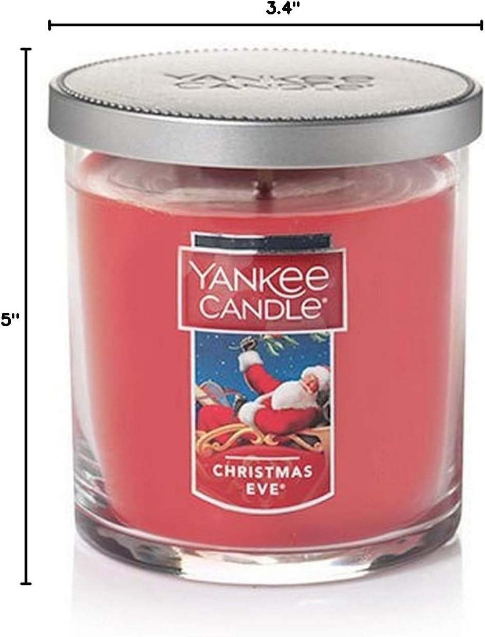 Yankee Candle Christmas Eve Scented Candle, Classic 7oz Small Tumbler, Single Wick, Over 35 Hours Burn
