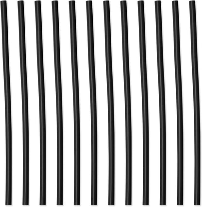 Simple Modern Plastic Reusable Straws - BPA Free Waste Reducing Straw for Tumblers and Travel Mugs, 12 Pack, Midnight