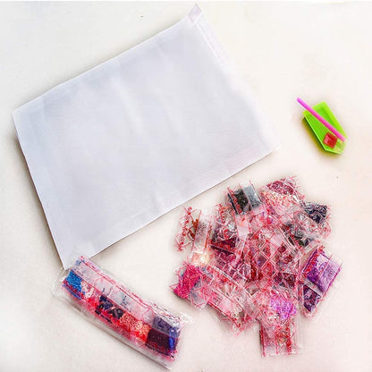 DIY Diamond Painting Kits for Adults, 5D Pooh Diamond Art, Full Drill Cross Stitch Canvas Art, Wall Decor