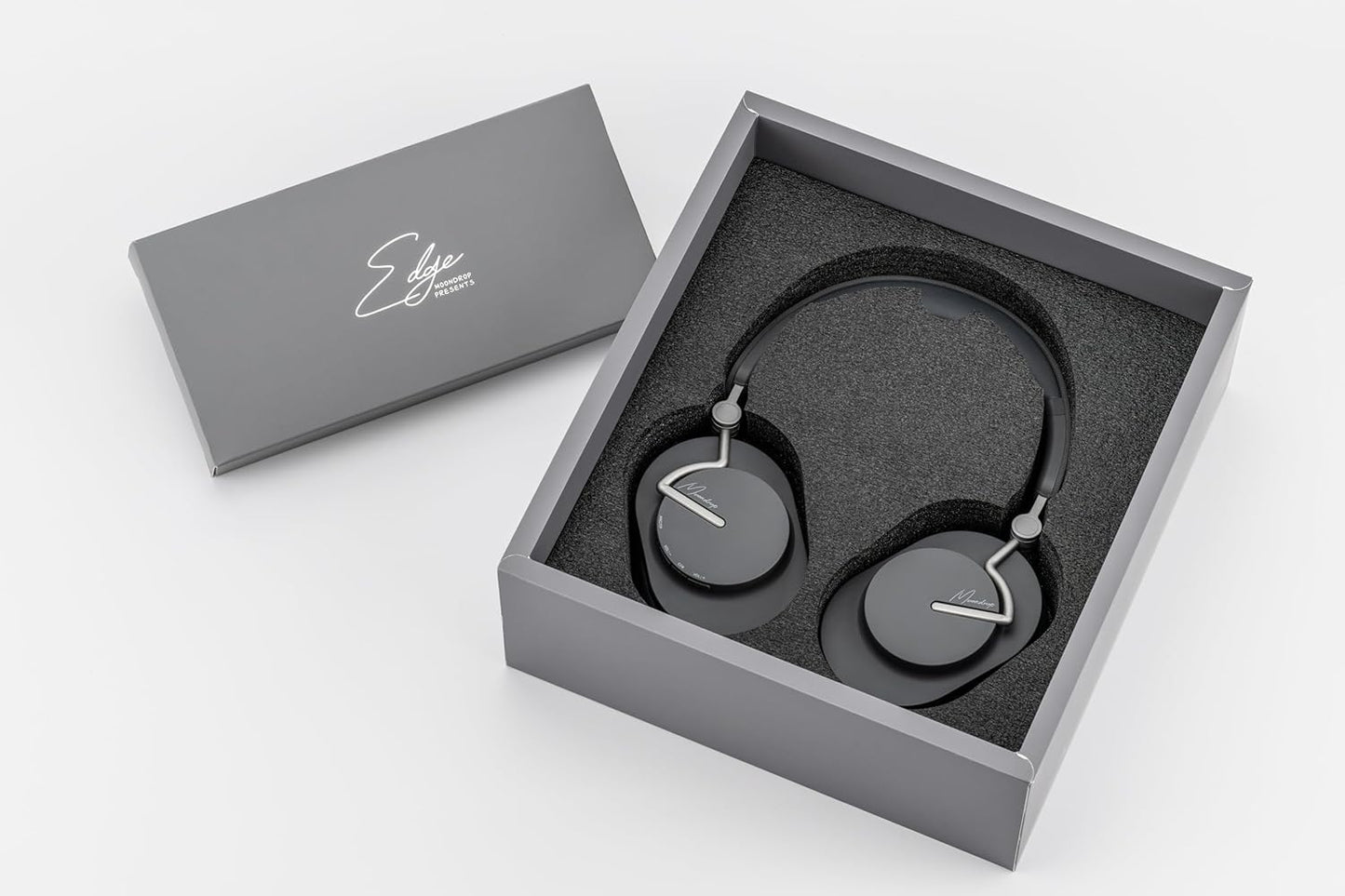 Moondrop Edge Full-Scene Immersive Series Hi-Fi Portable Wireless ANC Headphone Foldable Lightweight Headphone (Grey)