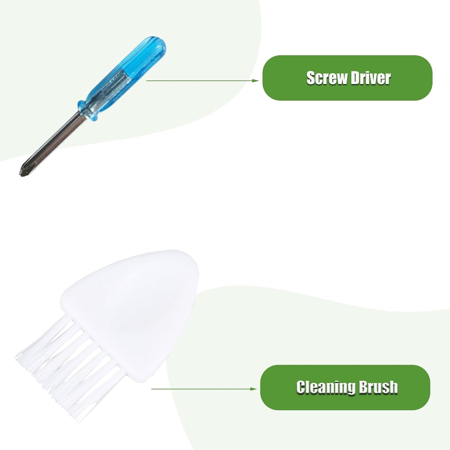 LOVECO Accessories Kit for iRobot Roomba E I&J Series Vacuum Cleaner, 4 Set Main Brush, 8 Filters, 8 Edge Sweeping