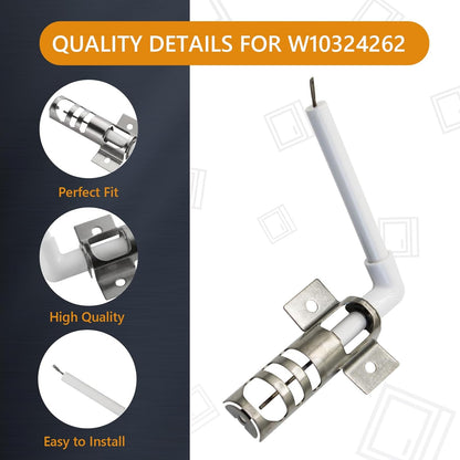 W10324262 Gas Range Oven Igniter for Whirlpool Kitchenaid, Compatible with WPW10324262 AP6019567