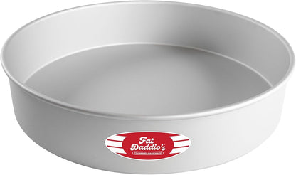 Fat Daddio's Round Cake Pan, Silver, 14 x 3 Inch
