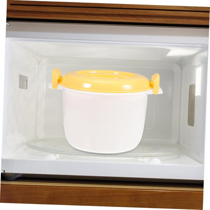 Rice Cooker Fast Microwave Cookware - Portable Heated Lunchbox Oven for Asian Cookware, Simple Travel Food Mug