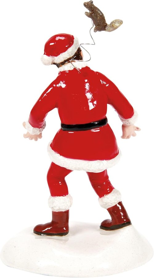 Department 56 | National Lampoon's Christmas Vacation Squirrel Figurine - 4 Inch, Multicolor Decor