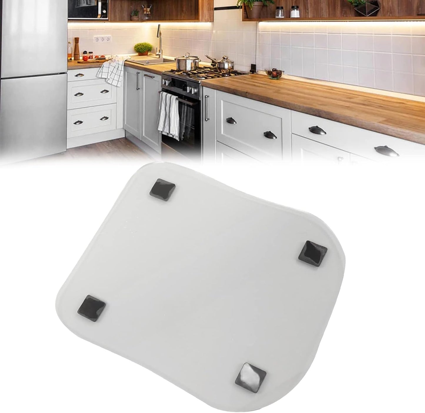 TOPINCN Sliding Mat 35x30cm for Kitchen Mixer, Acrylic Countertop Slider Pad for Coffee Maker, Air Fryer, Blender
