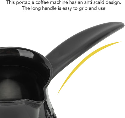 ZJchao Electric Stainless Steel Coffee Maker, 600ml, US Plug 110v