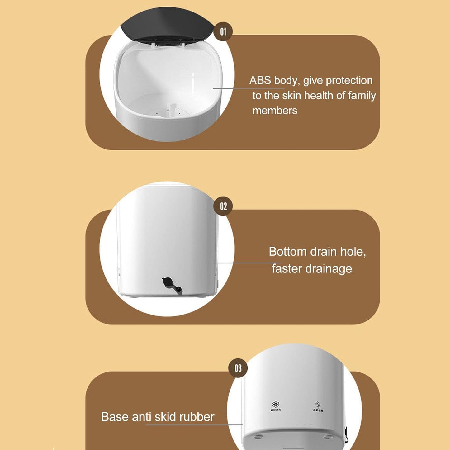 Mini Washing Machine, 4.5L Portable Compact Washer, 10 Minutes Automatic Stop for Apartment, Camping, RV, Travel, Baby
