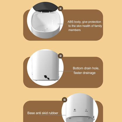 Mini Washing Machine, 4.5L Portable Compact Washer, 10 Minutes Automatic Stop for Apartment, Camping, RV, Travel, Baby