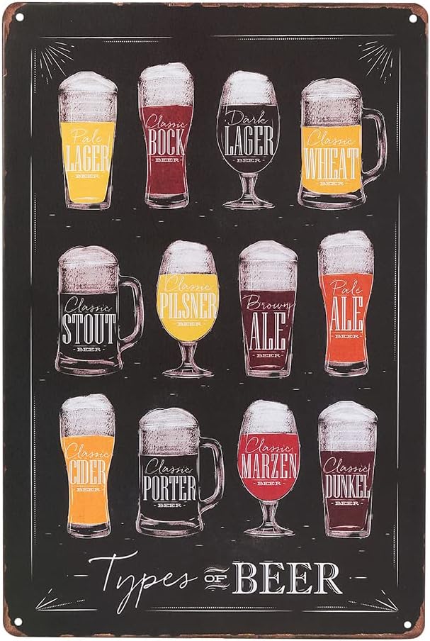 Vintage Hanging Beer Sign Poster - Dingleiever House Cafe Restaurant Home Art Painting