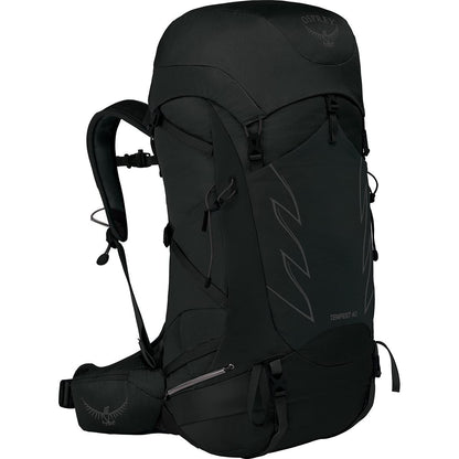 Osprey Tempest 40L Women's Hiking Backpack with Hipbelt, Stealth Black, WM/L