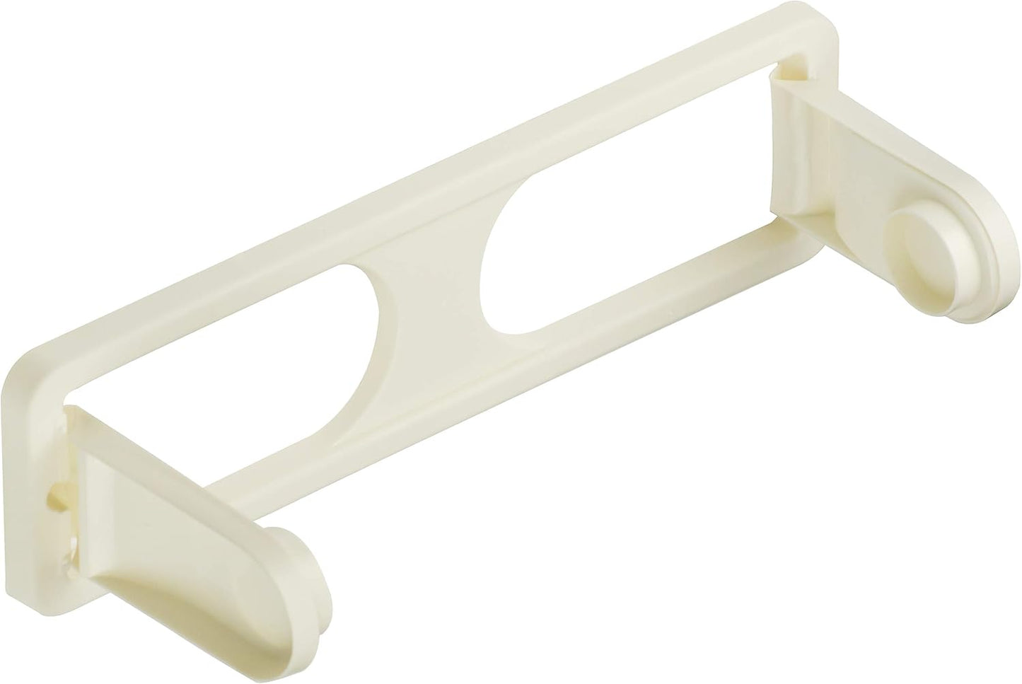DecorRack Wall Mount Paper Towel Holder for Kitchen and Bath, Flexible Shatterproof Plastic, Vertical or Horizontal