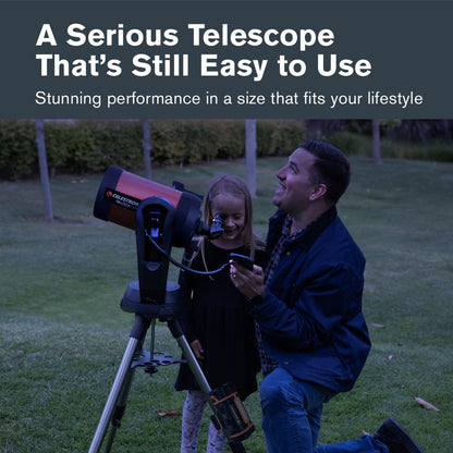 Celestron NexStar 6SE Computerized Telescope – 6-Inch Schmidt-Cassegrain Optical Tube – Fully Automated GoTo Mount with SkyAlign – Ideal for Beginners and Advanced Users – 40,000+ Object Database