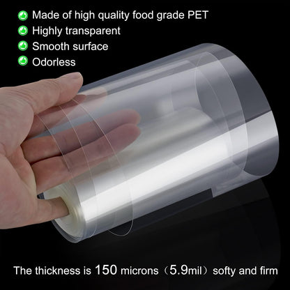 Cake Collars 12 x 39.4 Inch, Transparent Acetate Sheet for Chocolate Mousse Cake Decorating