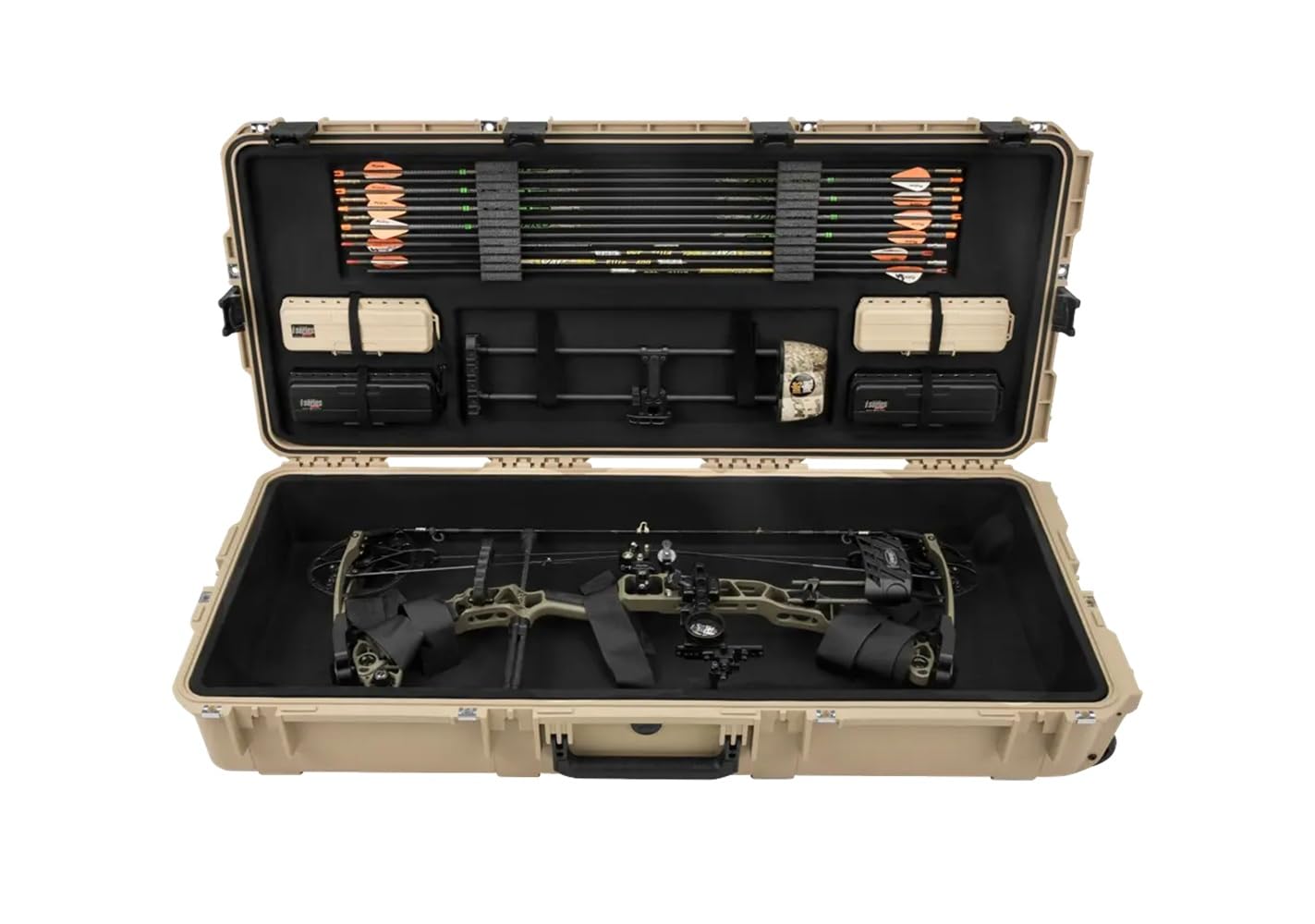 SKB Cases 3i-4217-MPLPT: Mathews Iseries Lift 29.5, 33 & Phase 4 29, 33 Case, Tan, Black Plush