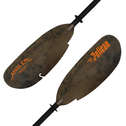 Pelican Basscreek 100XP Fishing Kayak and Standard Kayak Paddle Bundle