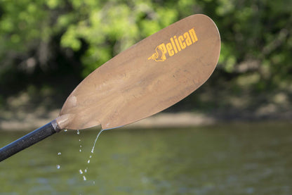 Pelican Basscreek 100XP Fishing Kayak and Standard Kayak Paddle Bundle