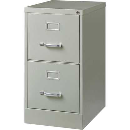 Lorell LLR42292 2-Drawer Vertical File, 15" x 22" x 28, Light Gray