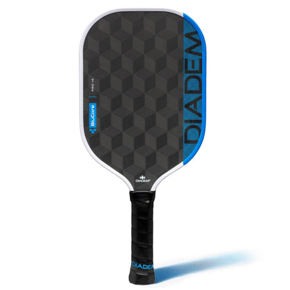 Diadem Edge BluCore Pro Pickleball Paddle | Ultimate Speed & Precision, Extended Reach, 18K Carbon Fiber, PowerSync Foam Core | USAPA Approved (Pro 14mm)