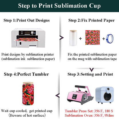 ABBSH Sublimation Glass Blanks, Sublimation Clear Glass Tumbler 16OZ, Beer Can Glass, FrostedCups With Bamboo Lids And Straws 12Pack