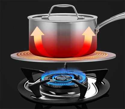 Induction Cooktop Adapter Plate, Lifenergric Stainless Steel Heat Diffuser for Gas Stove, 11inch with Detachable Handle