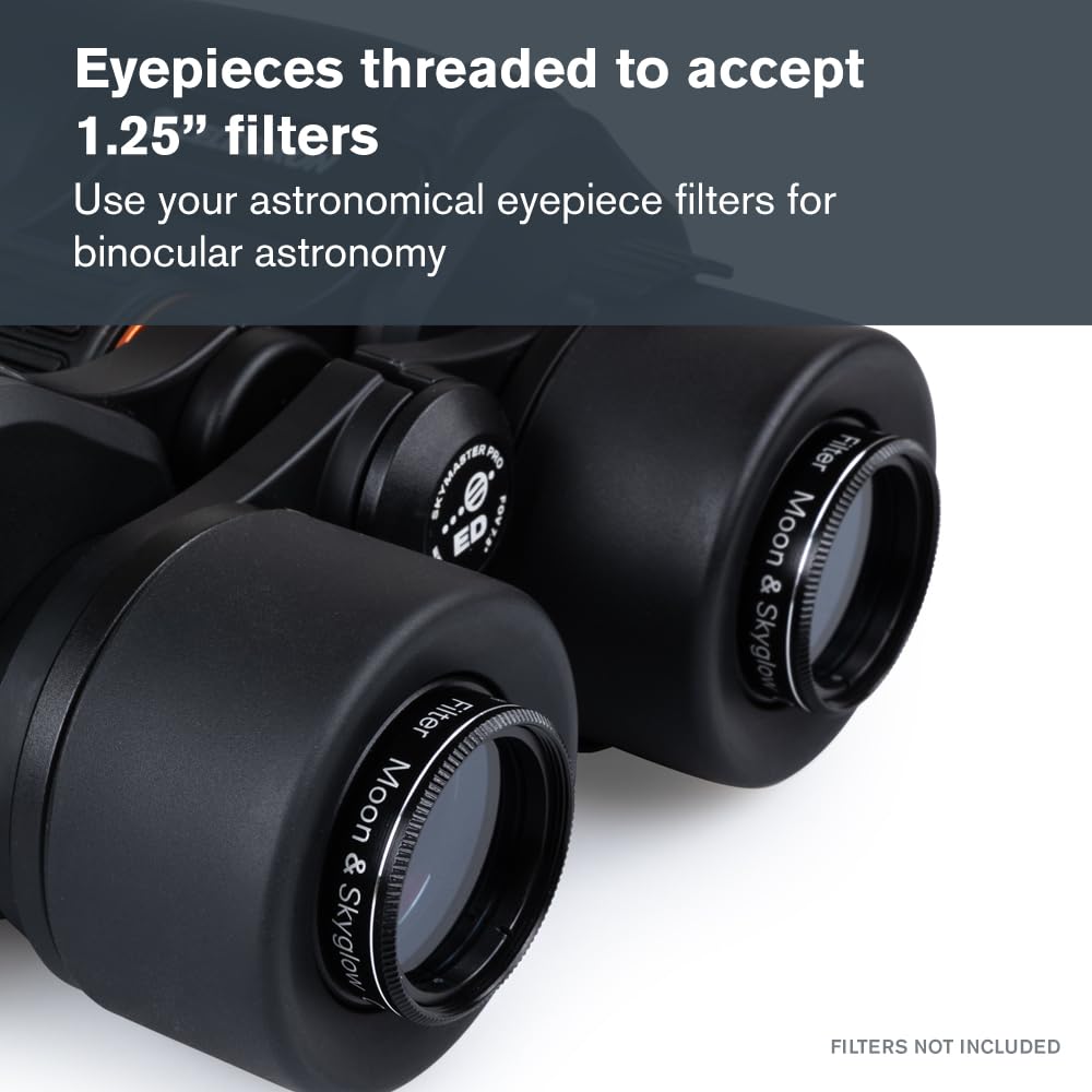Celestron – SkyMaster Pro ED 20x80 Binocular – Astronomy Binocular with ED Glass – Large Aperture for Long Distance Viewing – Fully Multi-coated XLT Coating – Tripod Adaptable – Carrying Case Included