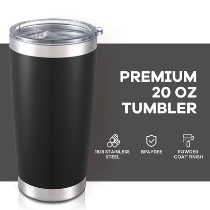 Orebigo 20 oz Tumbler with Lid Stainless Steel Insulated Tumblers Bulk Double Wall Vacuum Cups Powder Coated Travel Mug Keep Drinks Cold and Hot, Mix, 12 Pack