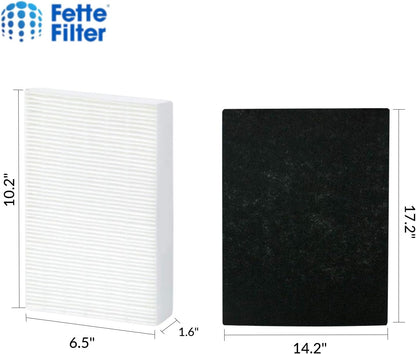 Fette Filter - HEPA Air Purifier Set, 3 HEPA + 4 Pre-Filters, Compatible with Honeywell HPA300, HPA304, HPA8350 & More