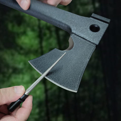 Cool Hand 4.5" Tapered Diamond Knife Sharpener Rod with Fish Hook, Gut Hook and Needle Sharpener, Grit 320/600, 2 Packs with Fine and Coarse grits, Easy to Carry, Serrated knife sharpener