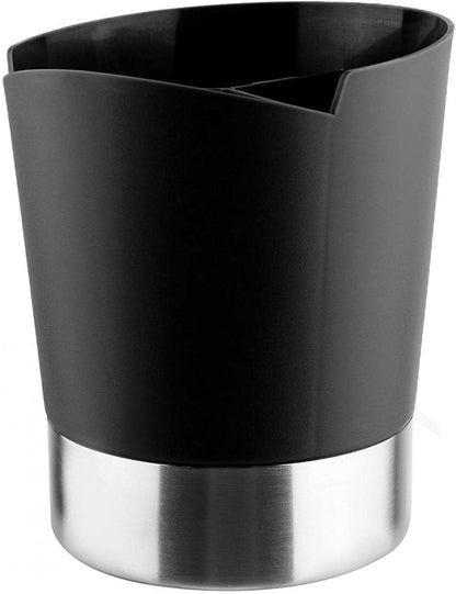Straw Dispenser for Counter, 3 Compartment Utensil Holder Caddy for Spoons Forks Chopsticks Storage