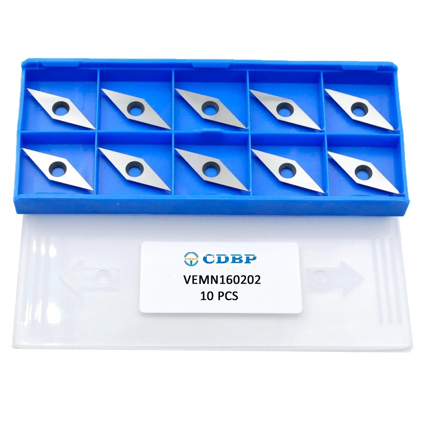 CDBP Diamond Carbide Replacement Insert cutter for woodturning, 10 x 28- Dia4.3mm with Sharp Point Indexable carbide cutter fits For Detailer Wood Turning Tools, 10pcs