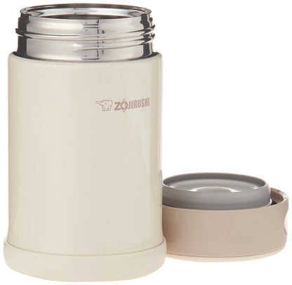 Zojirushi Stainless Steel Food Jar, Medium, Cream