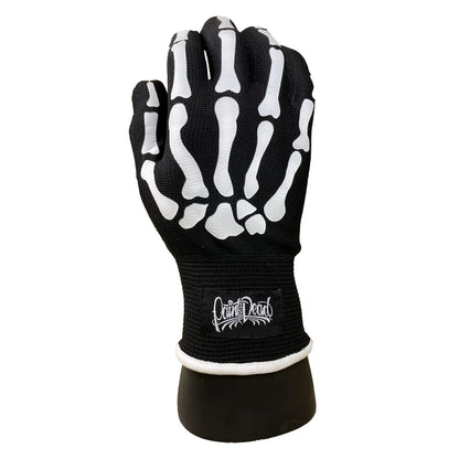 Paint is Dead ProSeries Skeleton Print ProGlove HD Pair of Vinyl Wrap Gloves for Car Wrapping (Small)