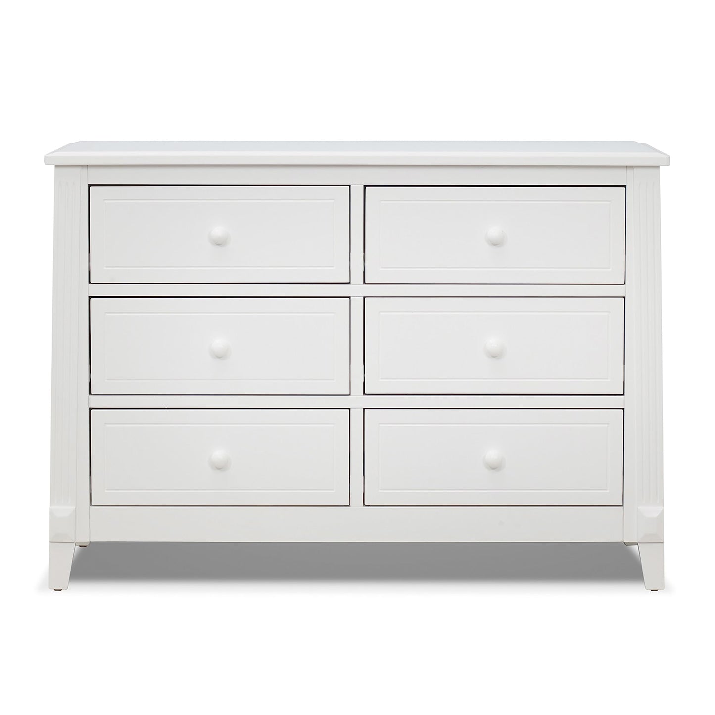 Sorelle Furniture Berkley Baby Dresser – Nursery Furniture with Drawers for Kids' Bedroom, Nightstand for Child’s and Infant Room - White