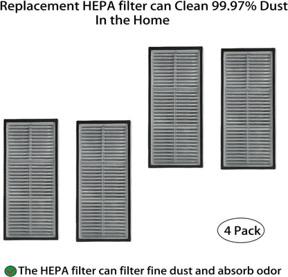 Replacement Parts for Dreame X30 Ultra / L10s Pro Ultra Robot Vacuum, 1 Main Brush, 1 Rubber Brush, 4 Side Brushes, 4