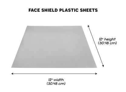 Hygloss 12" x 12" Acetate Paper - 7 Mil Clear Acetate Sheets for Crafts Projects, Cricut Stencil Sheets, Classroom Stencil Sheets, Reusable Transparent Clear Plastic Sheet (Not for Printers) 10 Pack