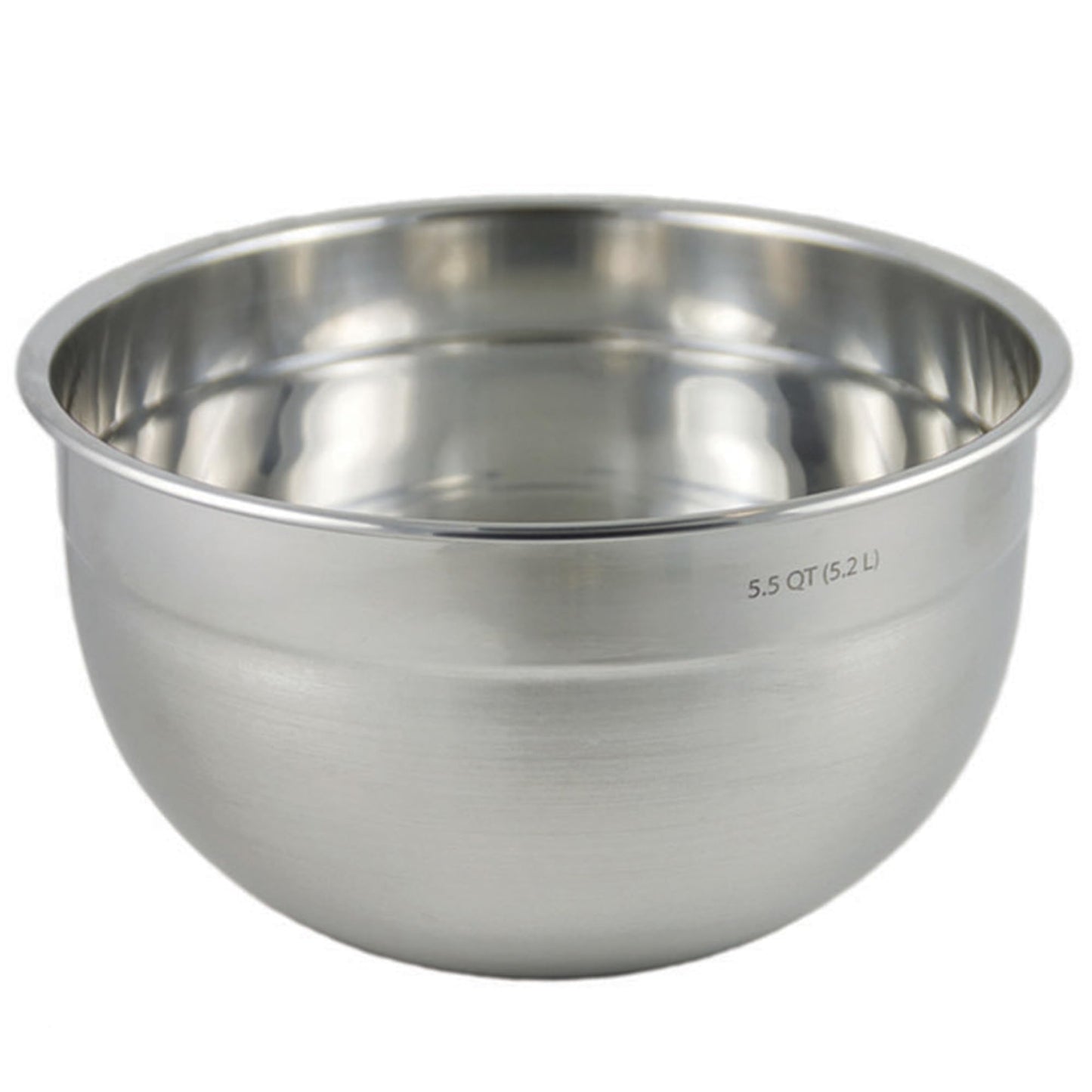 Tovolo Large Stainless Steel Mixing Bowl 5 Quart Metal Mixing Bowl for Baking Kitchen Prep with Easy Pour Rounded Lip, Dishwasher Safe Deep Metal Bowl Design for Salads, Popcorn, Kneading Bread Dough