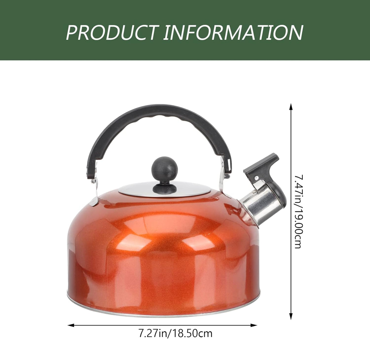 Honk Kettle Whistle Kettle, Stainless Steel Household Teakettle, Portable Kitchen Gadget
