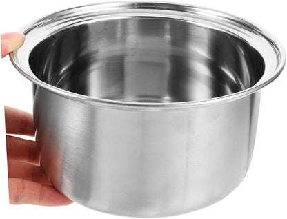 Ciieeo Small Hot Pot Liner, Stainless Steel Cookware Rice Maker Pan, Nonstick Cookware Rice Inner Tank, Rice Cooker