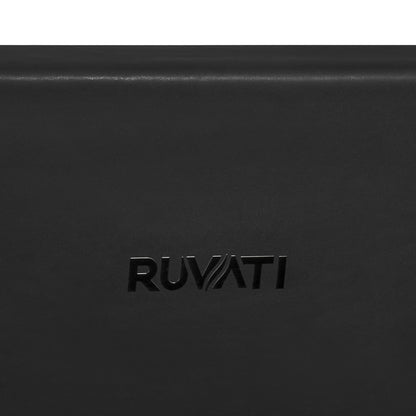 Ruvati 30-inch Matte Black Fireclay Modern Farmhouse Offset Drain Kitchen Sink Single Bowl - RVL4018MBK