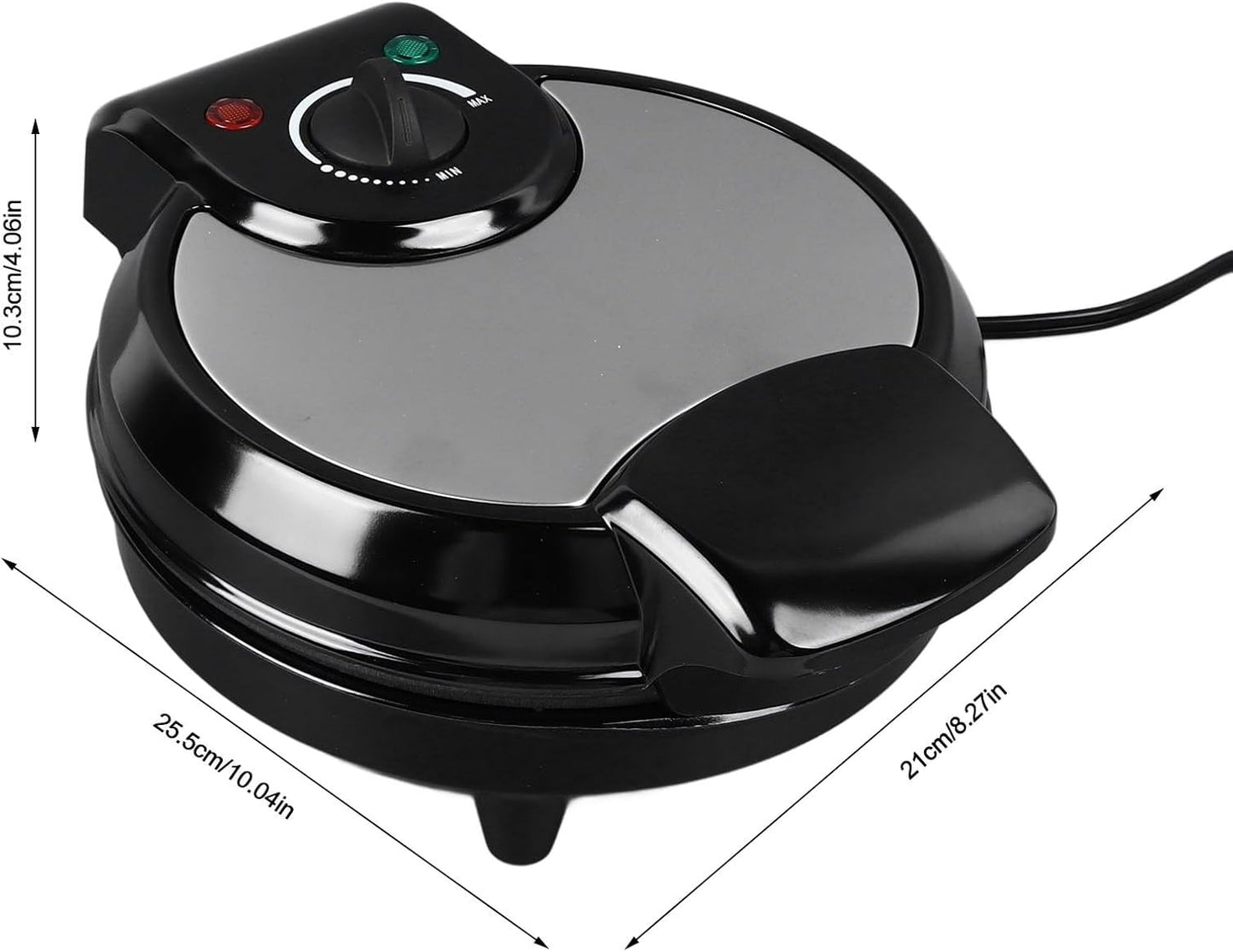 Yosoo 1200W Nonstick Waffle Cone and Bowl Maker, DIY Home Kitchen, Temperature Control, Easy Maintenance