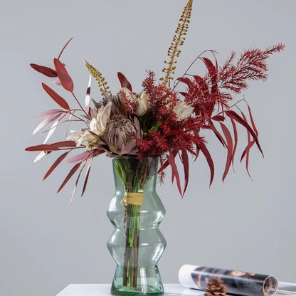 XUNTING Artificial Plants Indoor Modern Light Luxury Simulation Flower Art Set Decorazione Tavolo Da Pranzo Sala Conferenze Fiori Finti Fiori Secchi Decorazione Domestica Per Interni Plants Decor