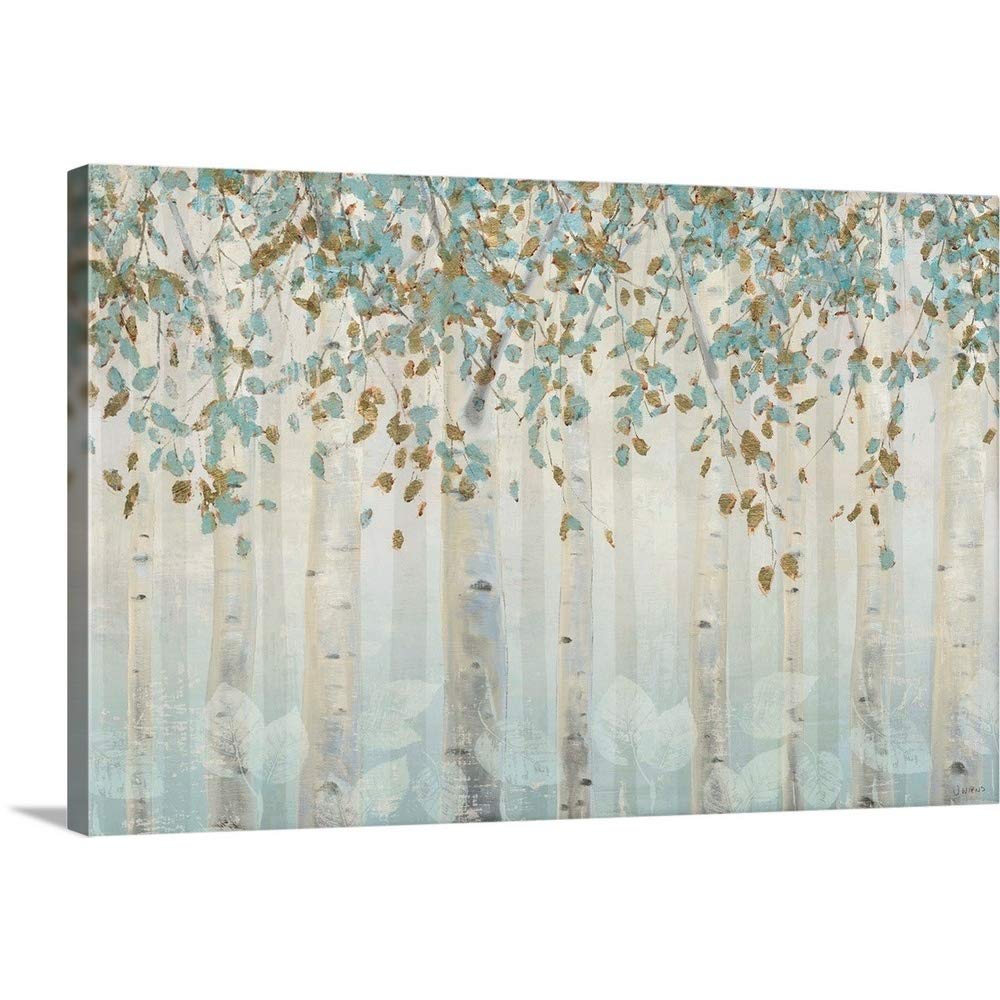 CANVAS ON DEMAND Dream Forest I Canvas Wall Art Print by James Wiens, Abstract, Contemporary, Home Decor, Design, Autumn Artwork,60" x40in