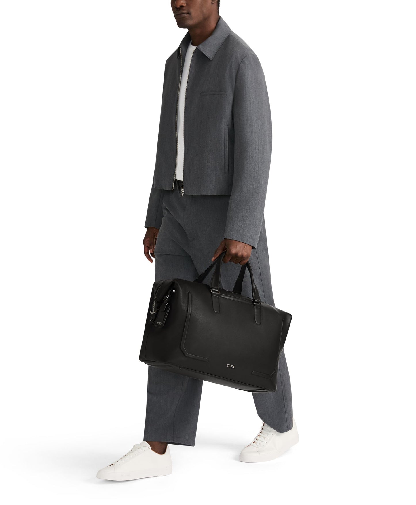 TUMI - Harrison Nelson Duffel - Men's Business & Travel Bag - Spacious Interior - 11.0" X 20.5" X 8.5" - Cognac Leather