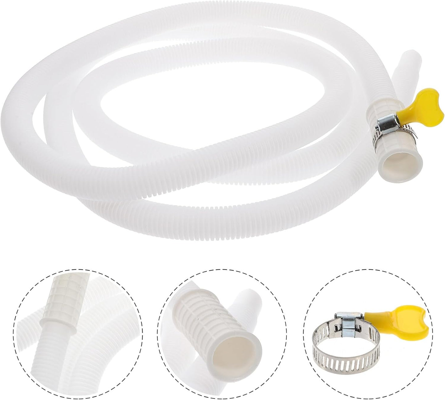 Portable Air Conditioner Drain Hose, Extension Drain Hose for Washing Machine, Washer Water Inlet Hose Tube