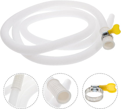 Portable Air Conditioner Drain Hose, Extension Drain Hose for Washing Machine, Washer Water Inlet Hose Tube